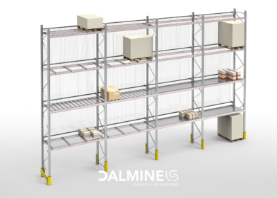 Warehouse pallet racking