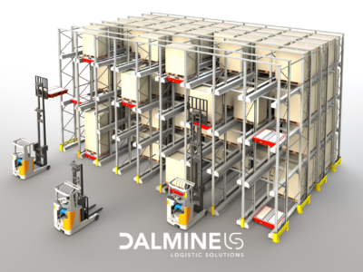 Automated warehouses with shuttle systems
