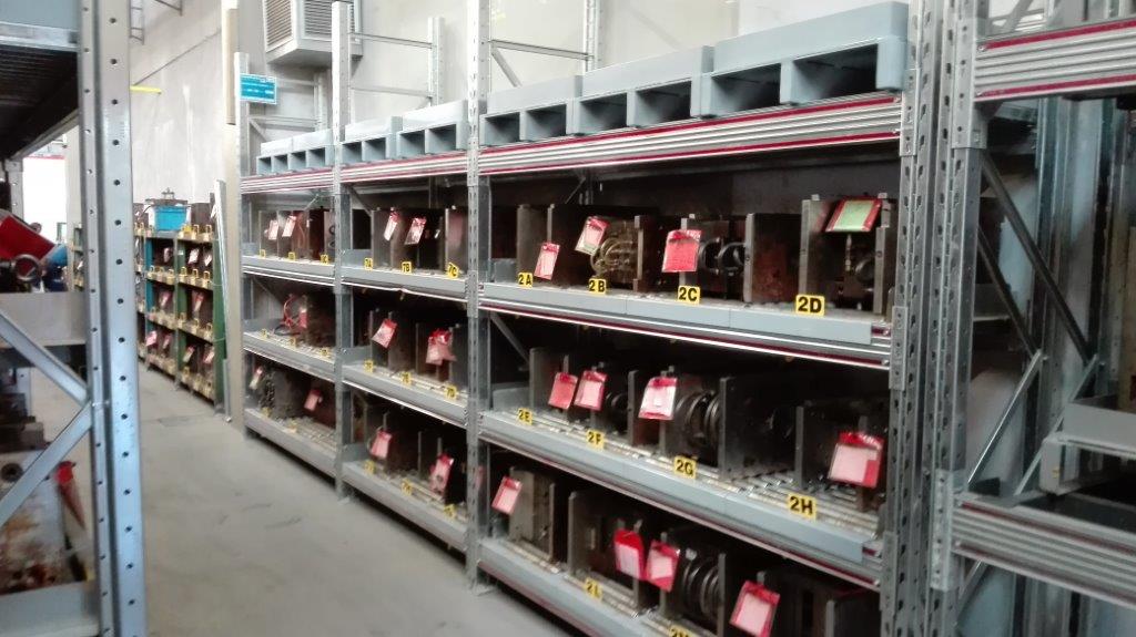 Mould racking