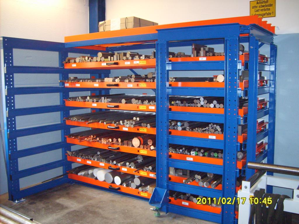 Pull-out drawer racks