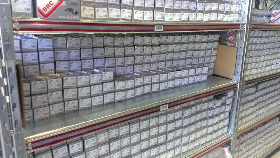 Steel shelf panels for pallet racking