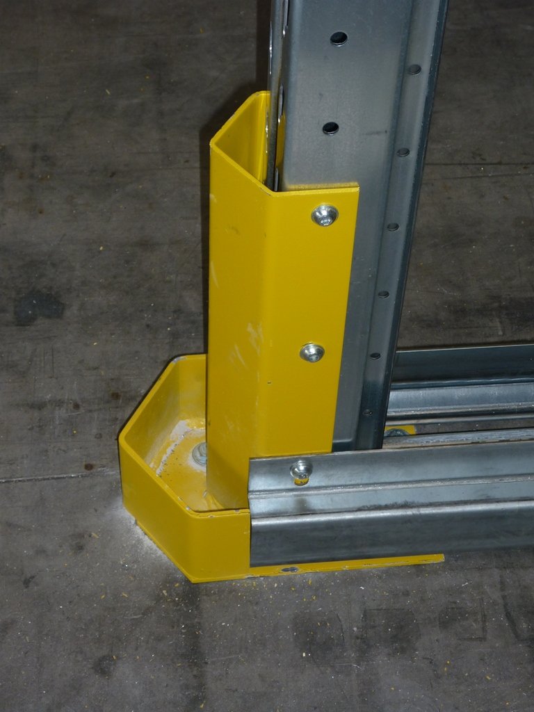 Examples of impact protection for racking