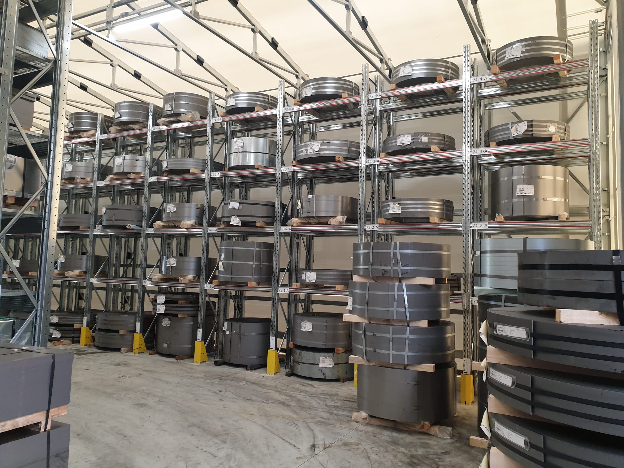 Scaffalatura portacoils per industria Piemonte